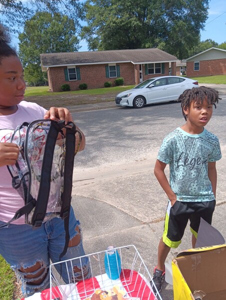 Kids at the Murfreesboro Community Back to School Bash.