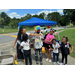 Kids getting School Supplies at the Back to School bash.