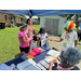 Kids getting School Supplies at the Back to School bash for Garysburg.