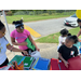 Kids getting School Supplies at the Garysburg Back to School bash.